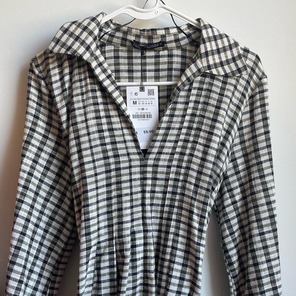 Zara belted dress